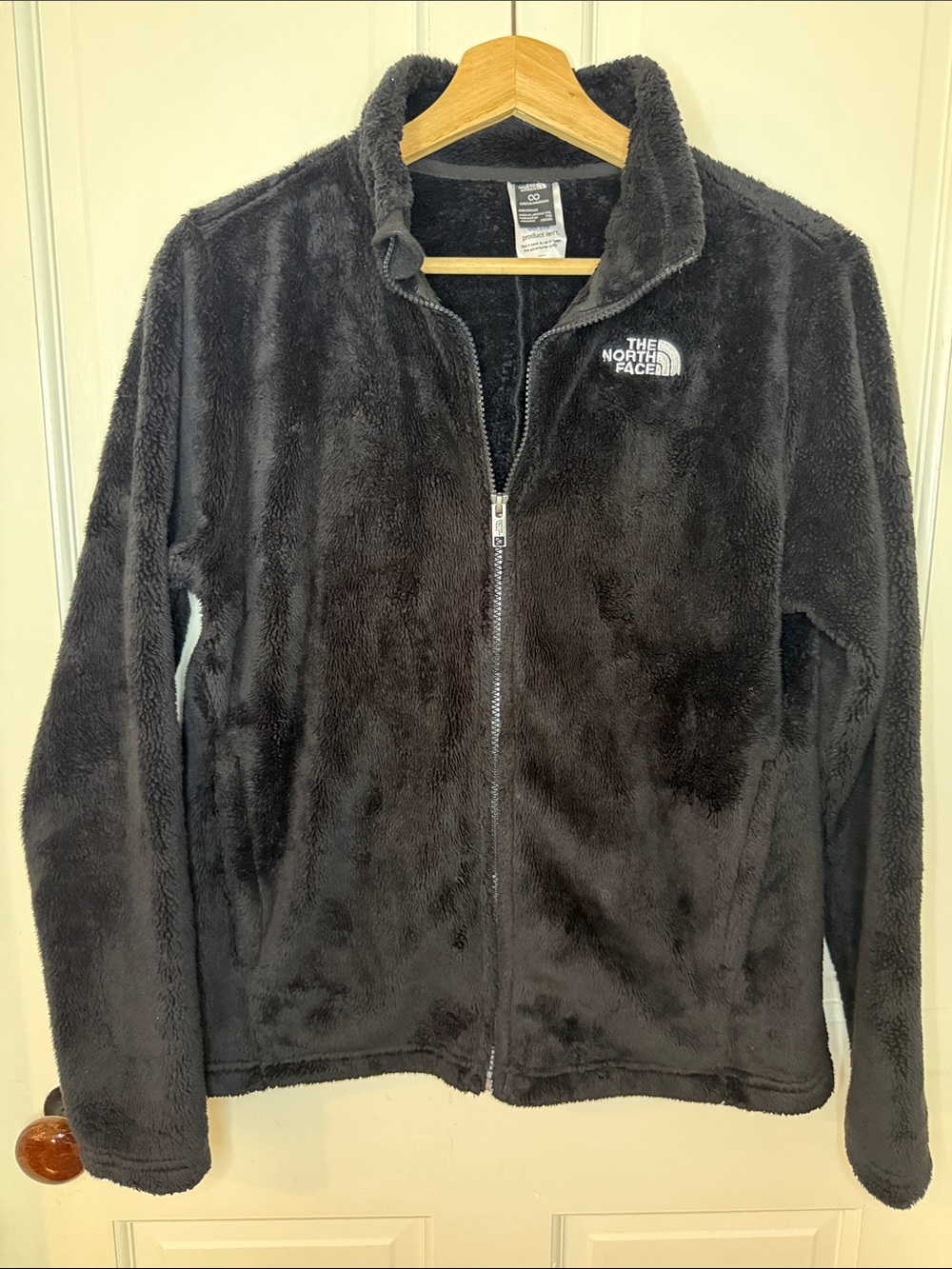 The North Face Black Plush Full-Zip Fleece Jacket